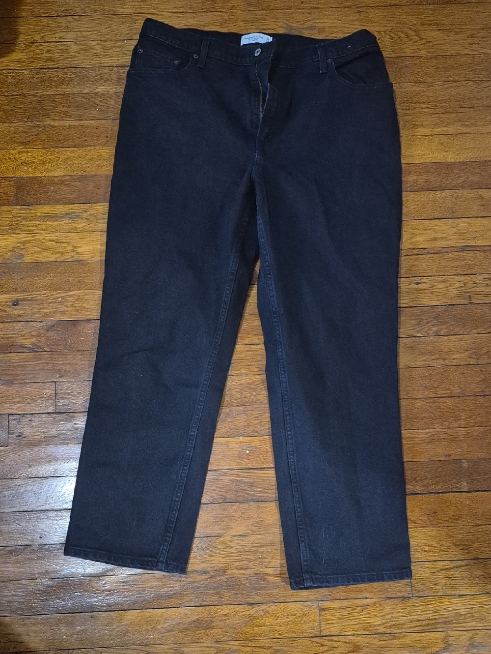 Abercrombie & Fitch The 90's Straight Ultra High Rise Curve Love - Picture 3 of 3
